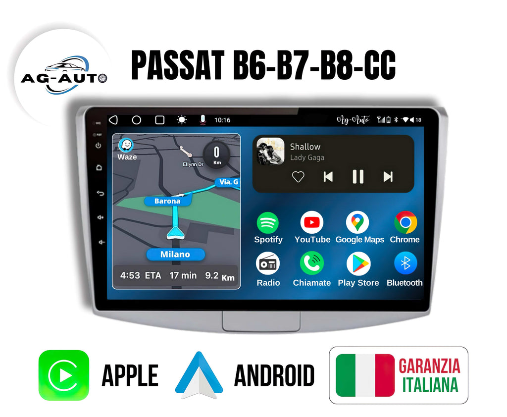 Apple CarPlay / Android Auto - Autoradio 8 inch - Volkswagen, Seat & S Apple CarPlay / Android Auto - Autoradio 8 inch - Volkswagen, Seat & S