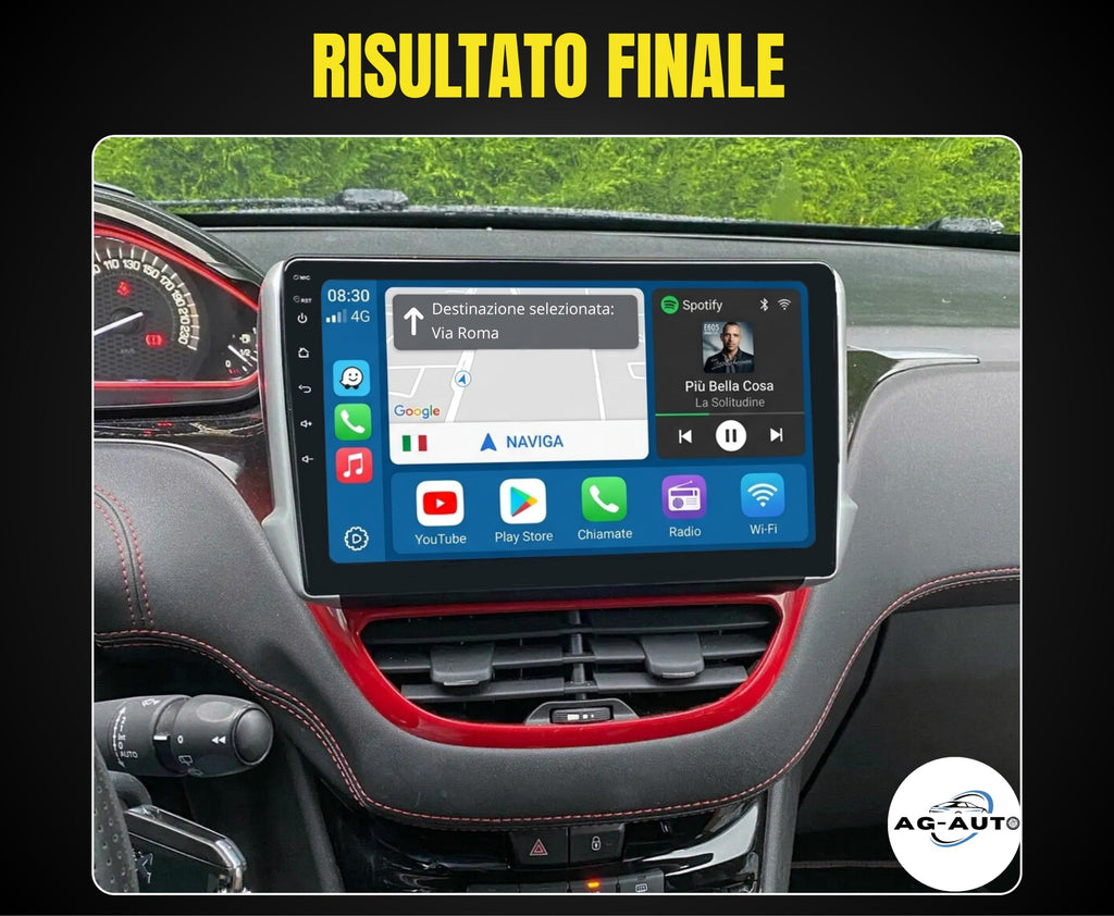 DYNAVIN Autoradio Android 10,1" Per Peugeot 208/2008 2012-2018 Con CarPlay Wireless E Head-up Display - 2